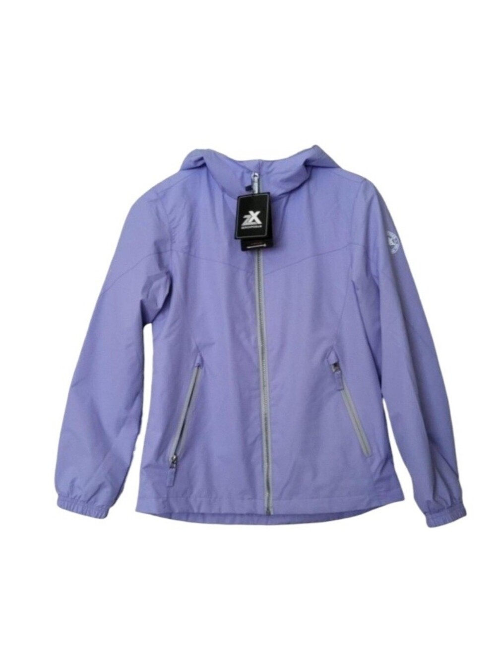 NWT ZeroXposur Girls' Pansy/Purple Windbreaker Jacket - Size 14/16